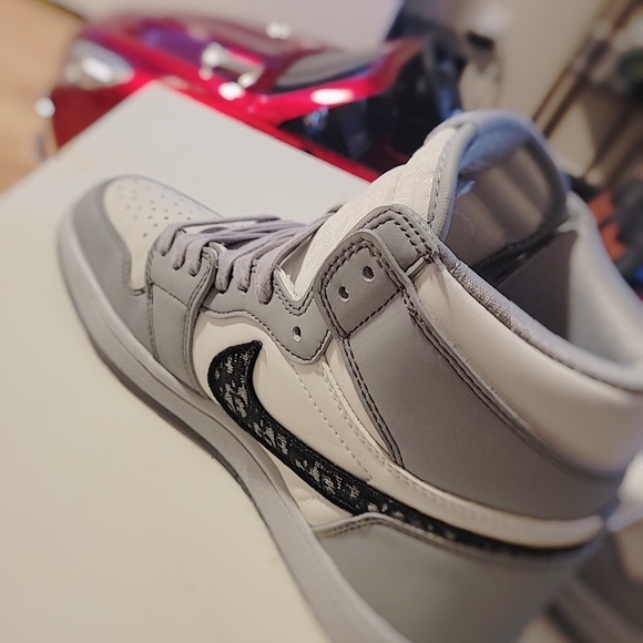 Authentic Nike Dior Air Force one sneakers,only worn once - Picture 6 of 11